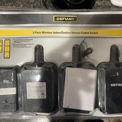 3-pack Wireless Indoor/outdoor Remote Control Switch