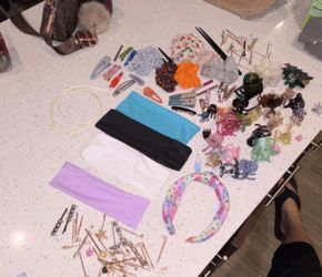 Hair clips and hair accessories