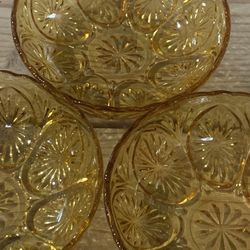 Indiana Amber Glass Bowl