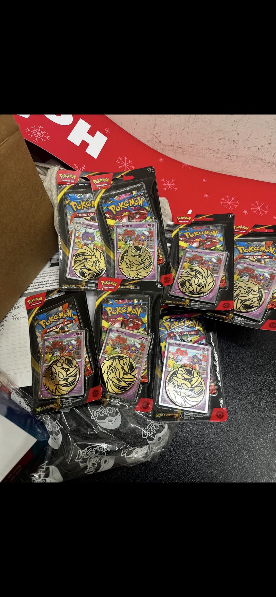 Pokemon Mega Evolution Sleeved Booster Blister Packs Promo Cards
