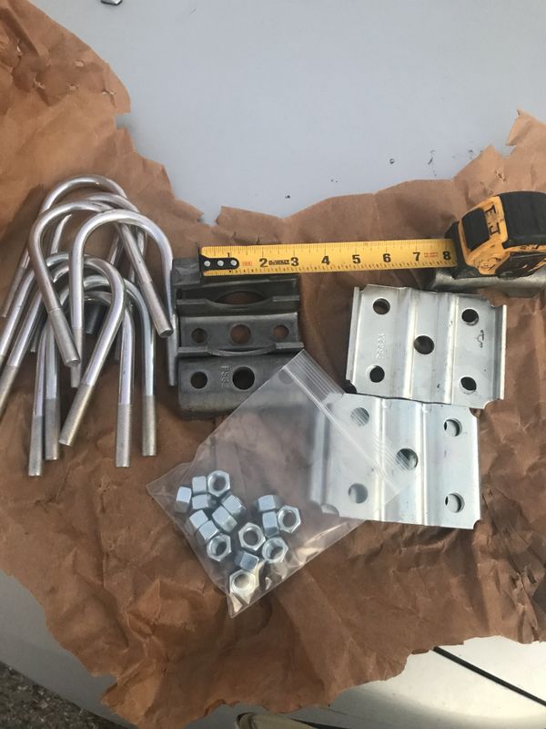 Trailer axle leaf spring or axle flip kit perches for Sale