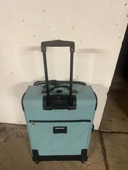 Light Blue Soft-Shell Luggage