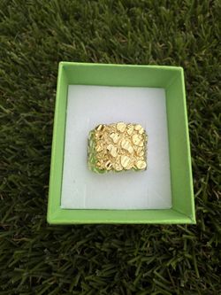 Gold Nugget Ring