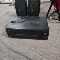 Digital Receiver And Outdoor Speakers 