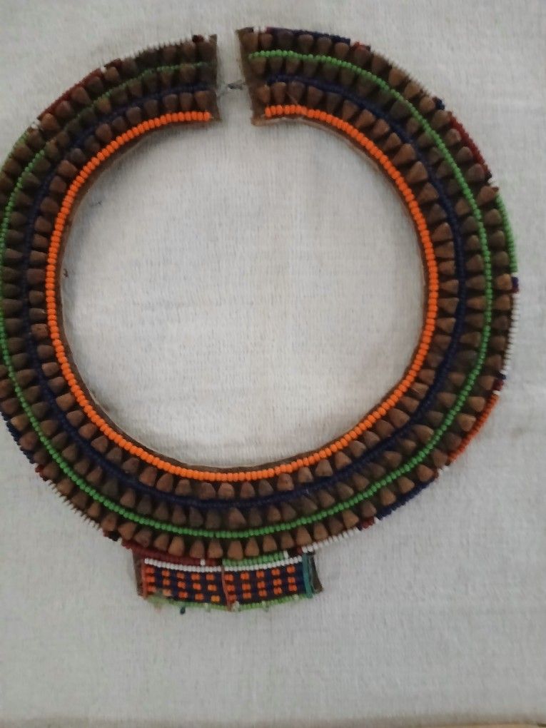 African Beaded Wedding Necklace