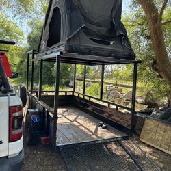 5’ 10 Cargo Trailer - Custom Additions - Overland Tent