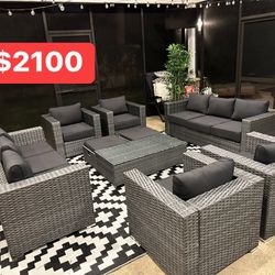 New Inbox Patio Set With Cushions (we Finance And Deliver)