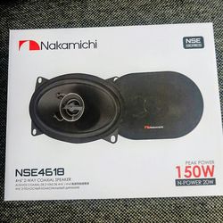 Nakamichi 4x6 Speakers Brand New In The Box