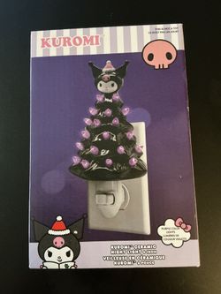 Kuromi Ceramic Christmas Tree Night Light