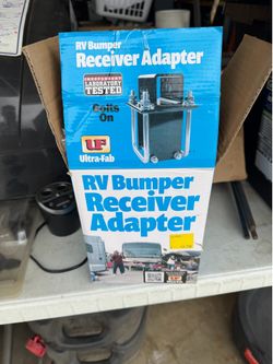 Rv bumper receiver adapter