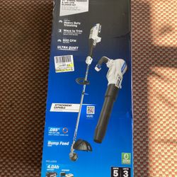 Hart 40 V 15” String Trimmer And 600 Cfm Blower Kit Brand New
