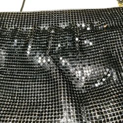Black Mesh Evening Bag