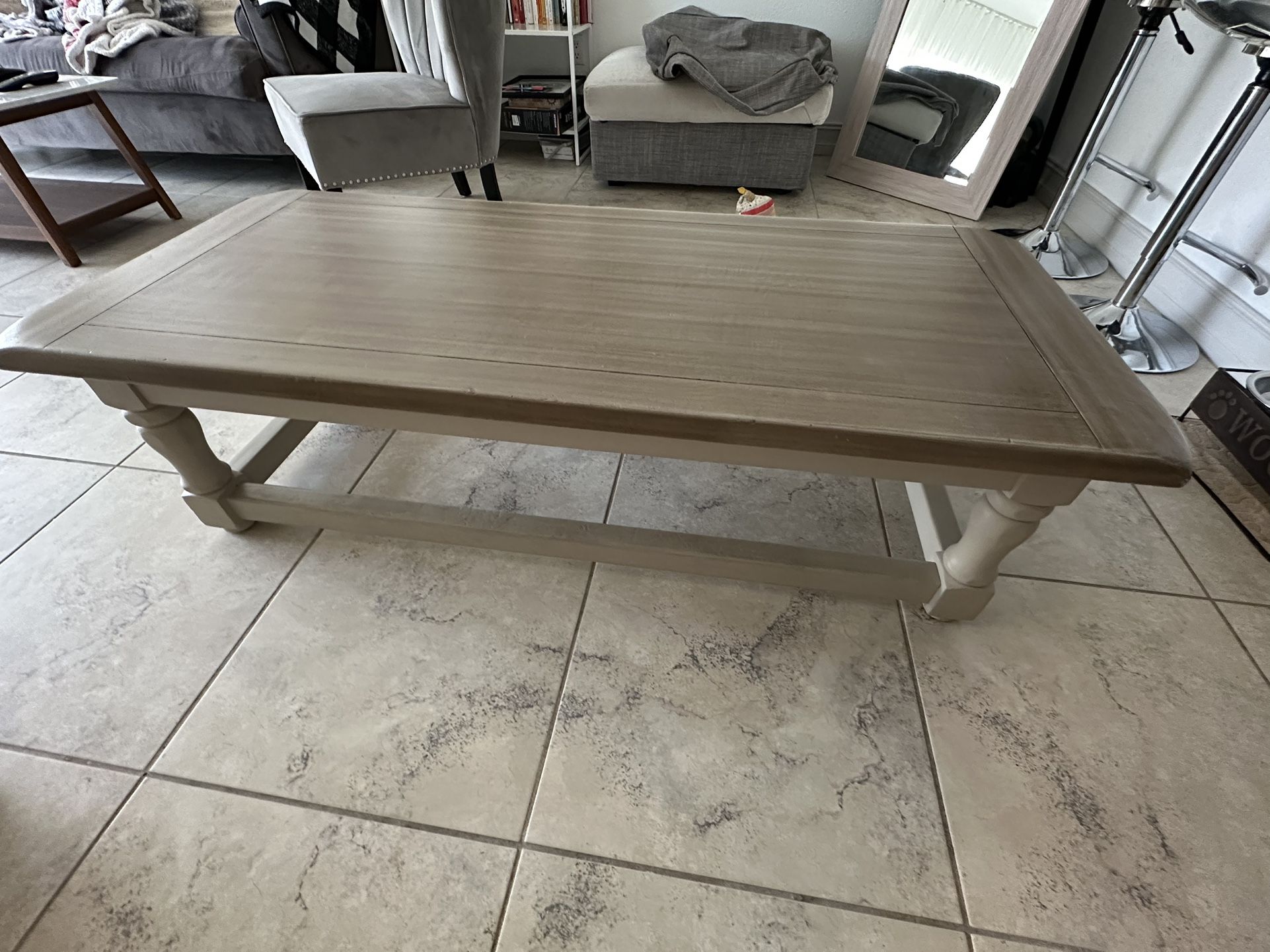 Coffee Table And Side End Table With Drawer 