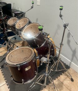 Mapex M Series Maple 5pc + PDP by DW Concept Hardware + Gator Bags