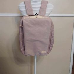 light pink laptop backpack