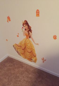 Belle wall sticker