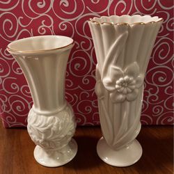 Pair Of Lenox Bud Vases