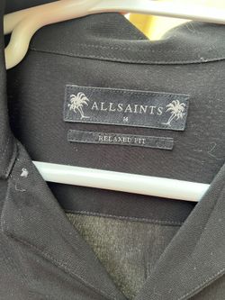 Men’s All Saints Short Sleeve Button Up