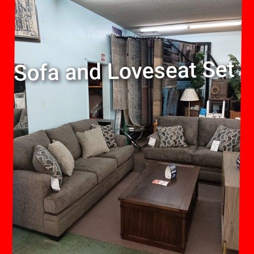 💥 Sofa And Loveseat Set 