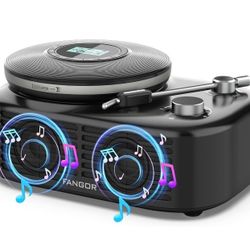 Portable CD Player with Bluetooth Speaker Base 2 in 1 Home Desktop Audio Boombox