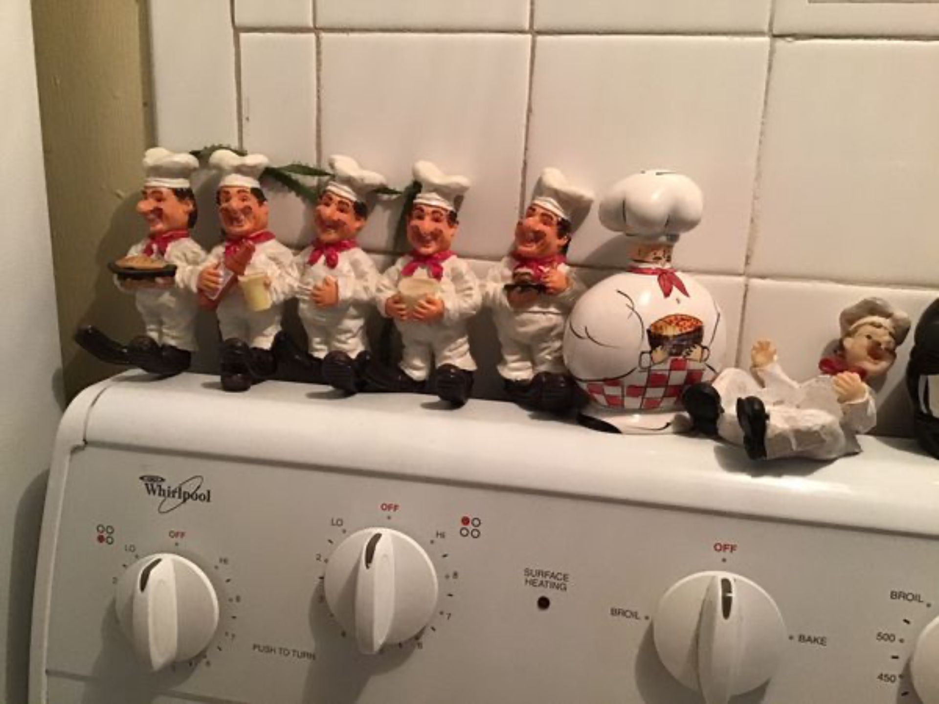 Chefs - Last chance! Moving! collectible kitchen Chefs - 7 items - last chance to buy, moving must sell