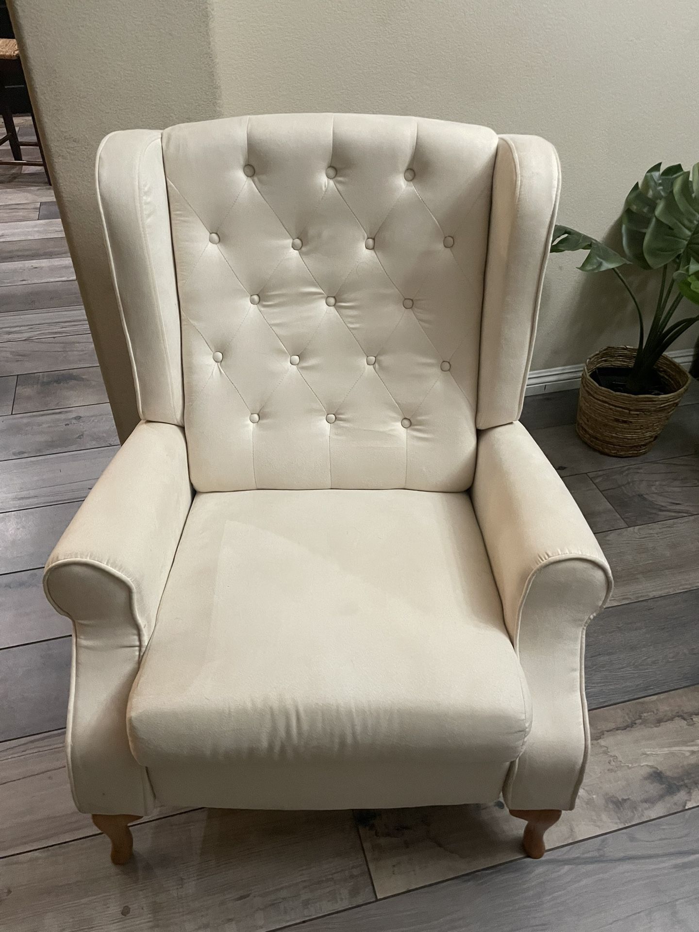 White Reclining Chair