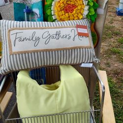 Decorative Pillow Family Gathers Here