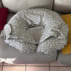 Nursing Pillow, Breastfeeding Pillow with Removable Cover, Ergonomic Breast Feeding Pillow, Baby Feeding Pillow for Mom Easier 