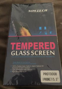Tempered glass screen for iPhone 7 5.5 7+