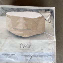 Round Table And Chair Cover 