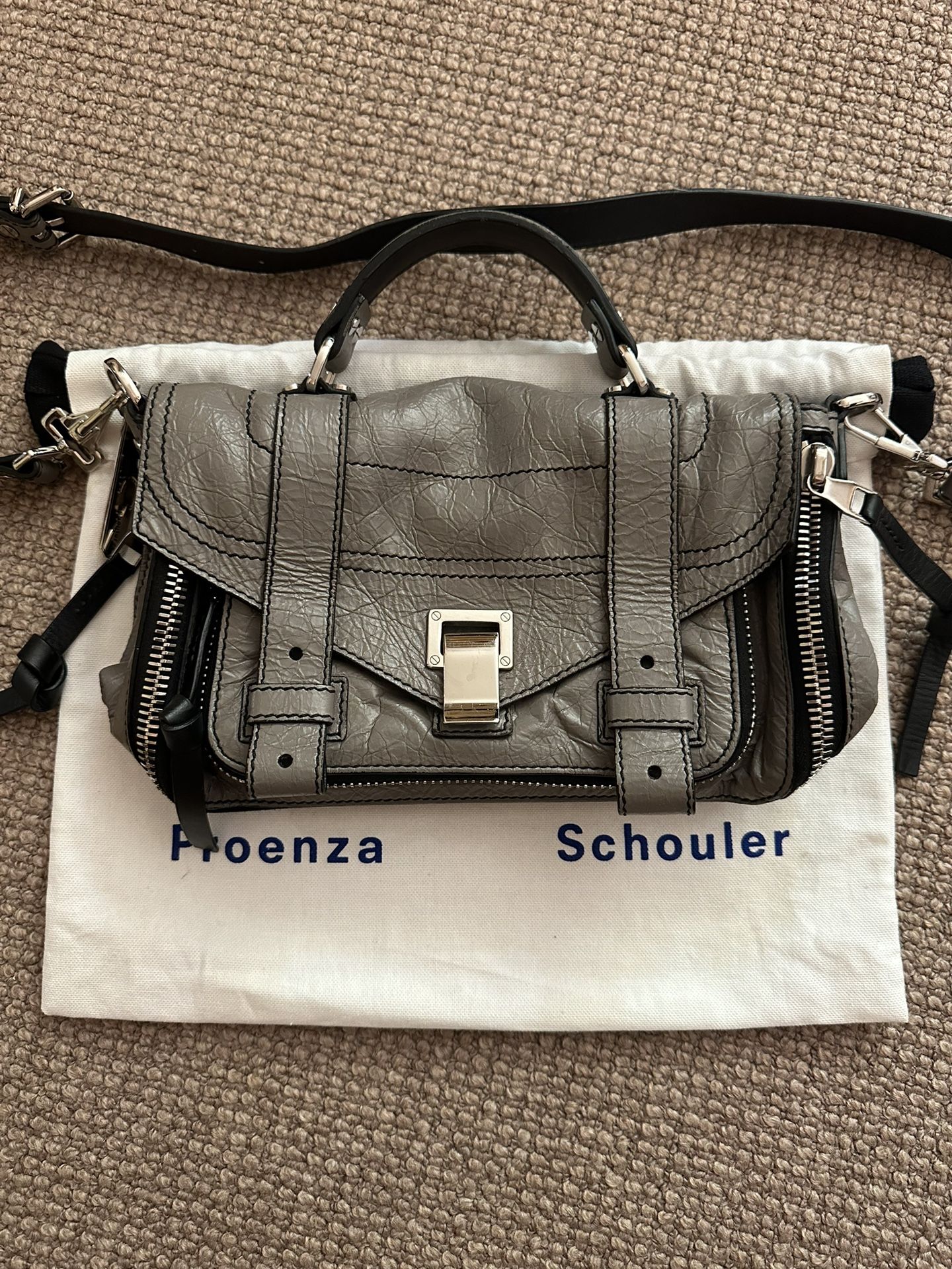 Taupe Proenza Schouler Real Leather Purse