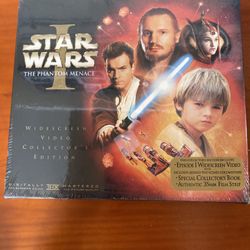 Star Wars Phantom Menace Collector’s Edition Dvd w/ Book