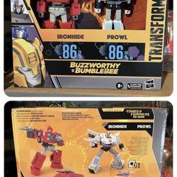 Transformers Buzzworthy Ironhide & Prowl