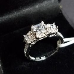 Engagement Ring 925 Sterling silver