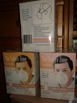 Dust Filter Face Mask The Safety Zone 50pcs Box RS-810