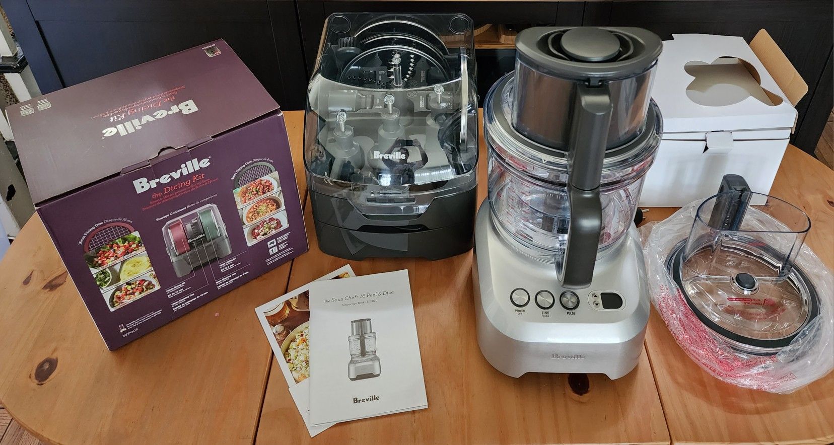 the Breville Sous Chef 16 Peel & Dice + Extra Dicing Kit