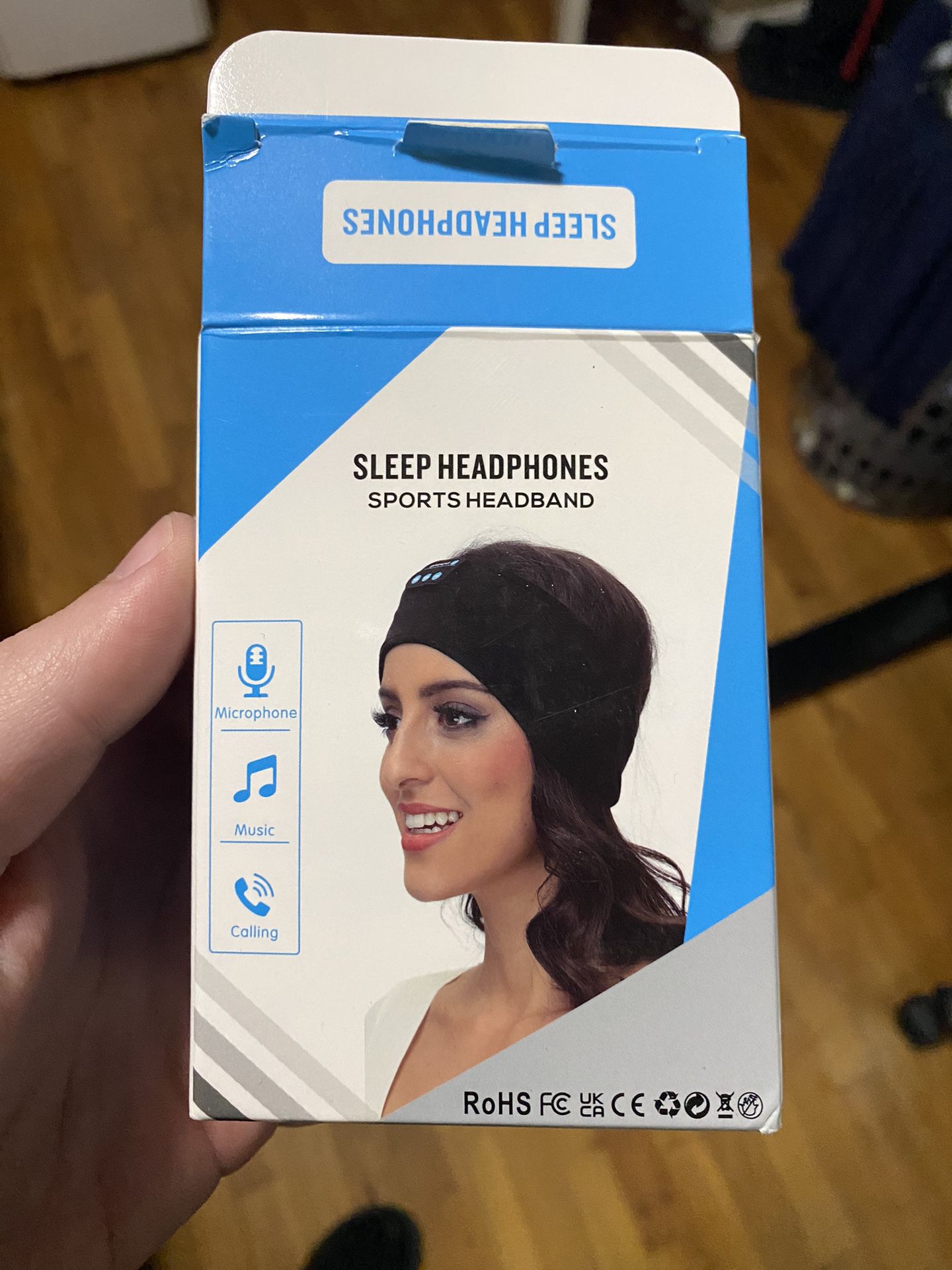 Perytong Sleep Headphones Bluetooth Wireless Sports Headband, Long Playtime Lightweight Headphones Hi-Fi Stereo Ergonomic ASMR Sleep Headphone Cool Ga