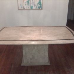 Philippine Fossil Stone Dining Table 