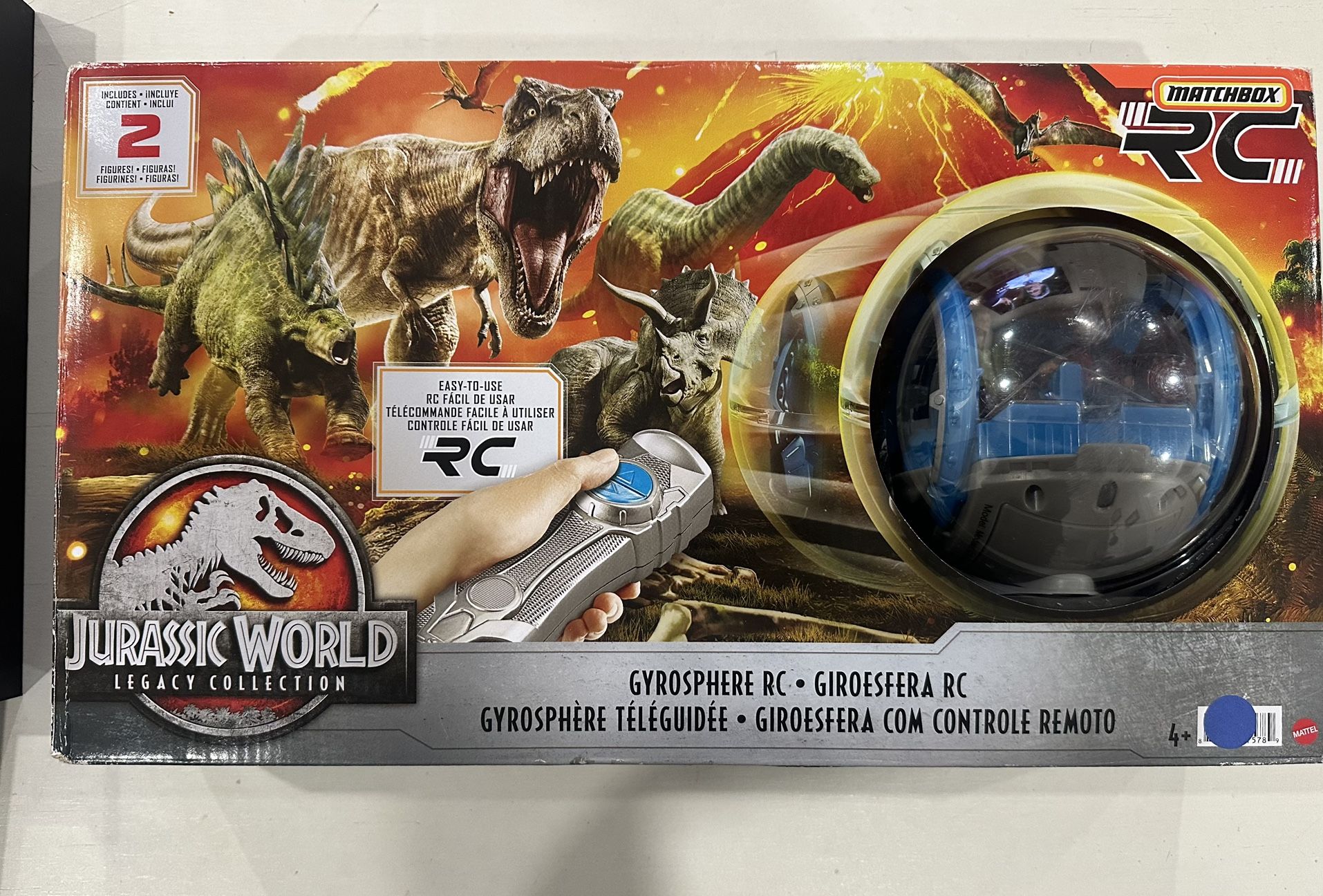 NEW - Jurassic World Legacy Collection Matchbox Gyrosphere R/C Vehicle  