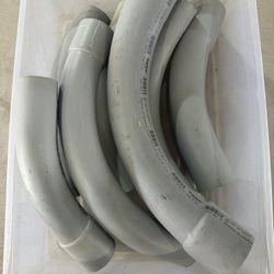 LOT OF 7* Carlon & Cantex 2 1/2” PVC Elbow