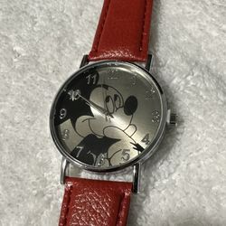 Mickey Watch- Red Band- New