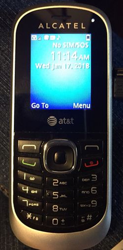 Best Buy: AT&T GoPhone Alcatel 510A No-Contract Cell Phone Black/Silver 510A