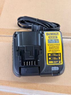 New DeWalt DCB107 12V/20V Max Battery Charger