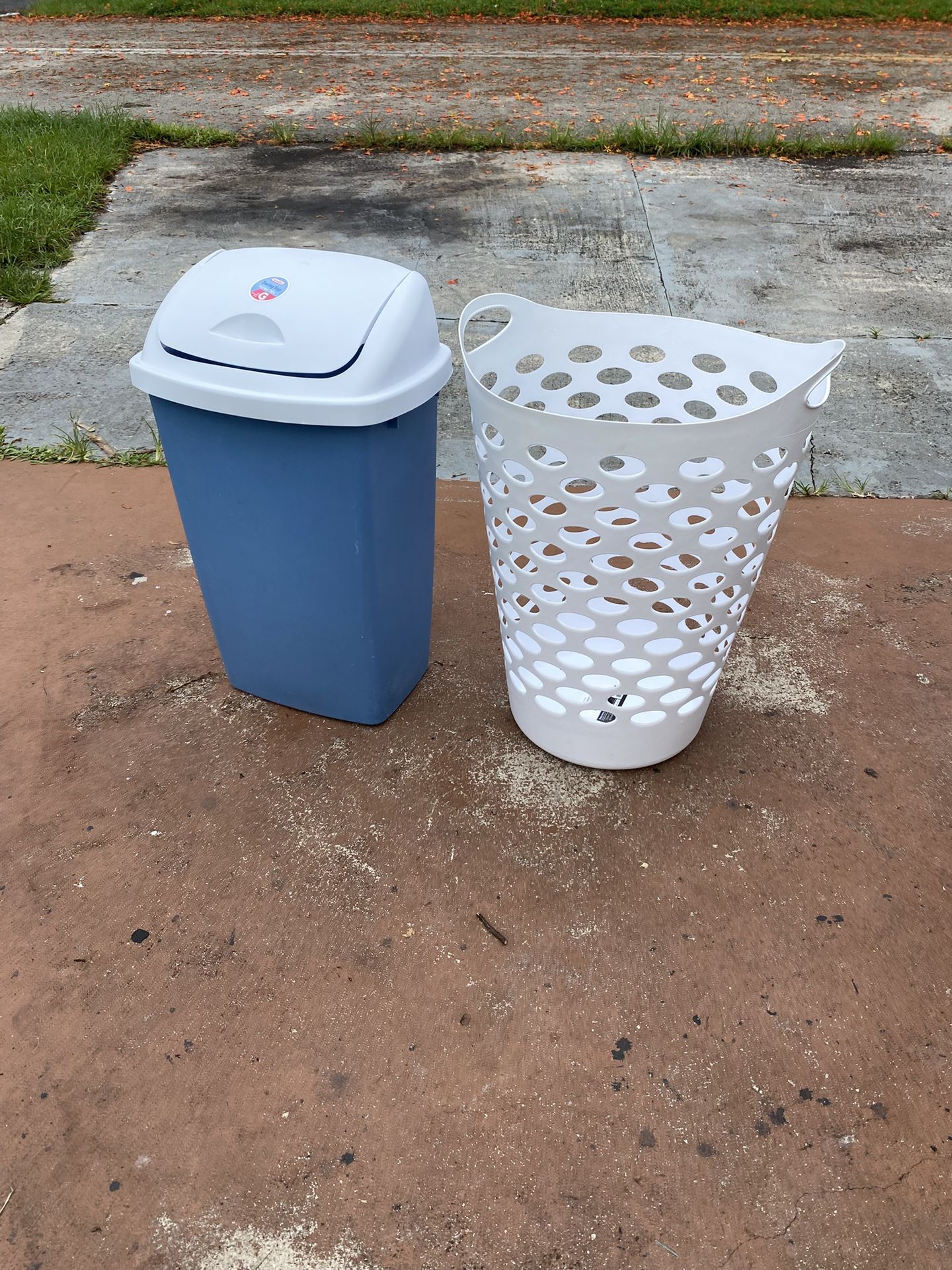 Garbage Can And Laundry Basket At 15 Dollar Each One
