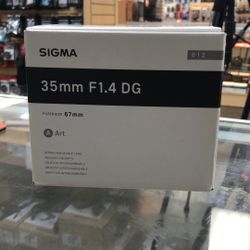 Sigma 35mm F/1.4 DG Hsm Art Ff Canon Ef 