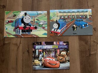 Toddler Thomas & Cars Wooden Puzzles