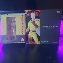 Revoltech/Dasin model Saitama one punch man action figures