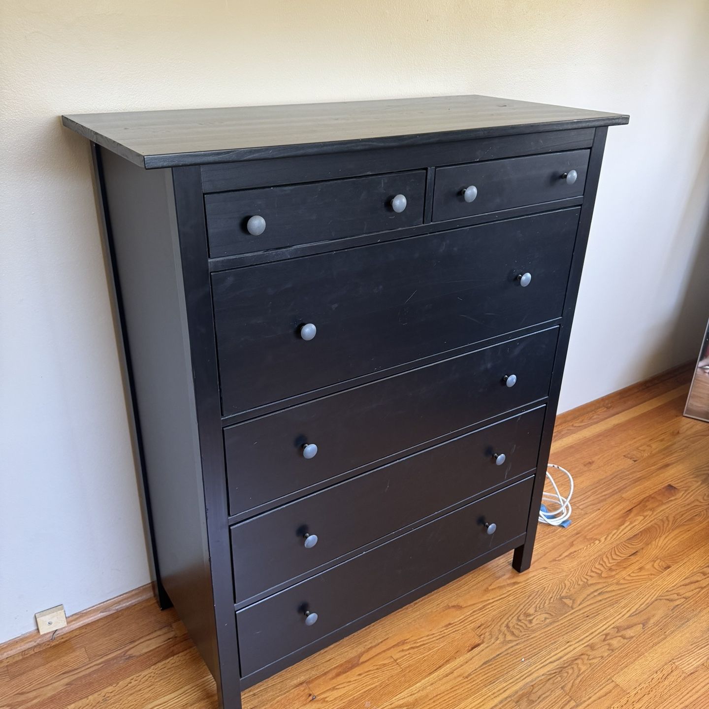 hemnes black brown 6 drawer dresser Ikea Hemnes 6 Drawer Dresser, Black-Brown - furniture - by owner - sale