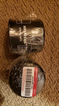 2 Honda OEM 0777 oil filters