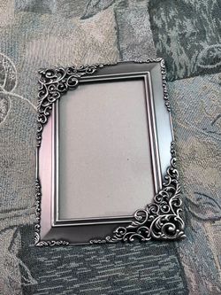 Vintage Ornate Black Silver Picture Frame Gothic Victorian Baroque Photo Frame